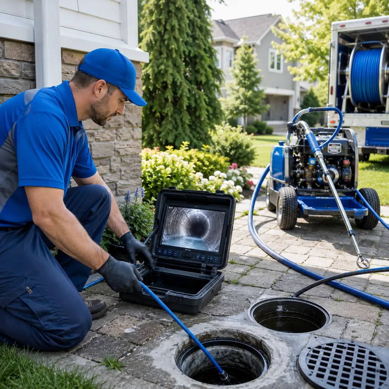 Outdoor drain cleaning professionals serving Darien, GA